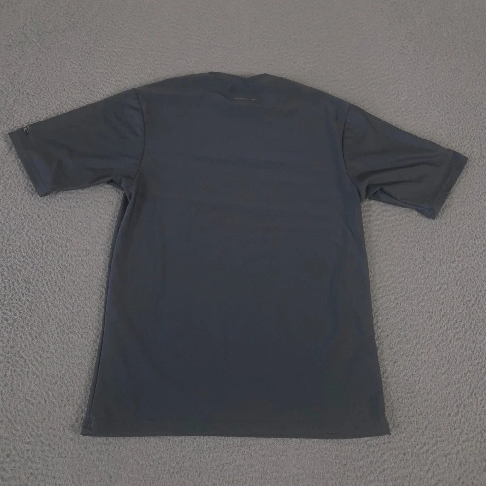 O'Neill Shirt Mens Medium Grey Rash Guard Basic Skin UPF 50+ Sun Protection Logo